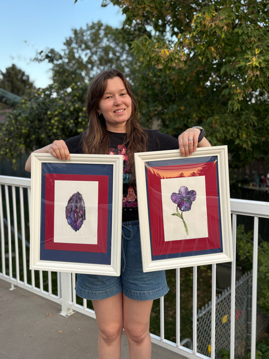 Duo 'Most beautiful flower and a pansy'